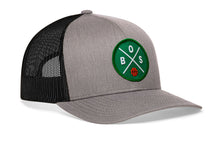 Load image into Gallery viewer, Boston Trucker Hat  |  BOS X Basketball Snapback
