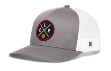 Load image into Gallery viewer, Cleveland Trucker Hat  |  CLE X Basketball Snapback
