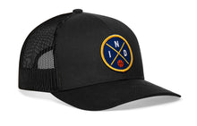 Load image into Gallery viewer, Indiana Trucker Hat  |  IND X Basketball Snapback

