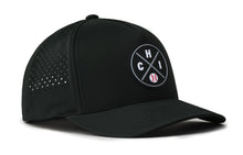 Load image into Gallery viewer, Chicago Baseball Performance 5-Panel Hat  |   Black CHI X Flexfit® Snapback
