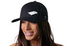 Load image into Gallery viewer, Cornhole Board Trucker Hat  |  Black Bags Snapback
