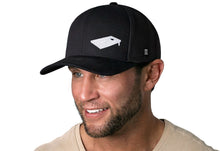 Load image into Gallery viewer, Cornhole Board Trucker Hat  |  Black Bags Snapback
