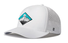 Load image into Gallery viewer, Diamond Mountain And Trees Performance 5-Panel Hat  | Outdoors Flexfit® Snapback
