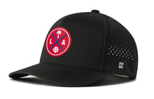 Load image into Gallery viewer, Los Angeles Baseball Performance 5-Panel Hat  |  Red LA X Flexfit® Snapback
