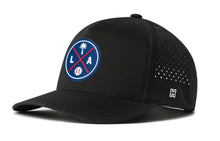 Load image into Gallery viewer, Los Angeles Baseball Performance 5-Panel Hat  |  Blue LA X Flexfit® Snapback
