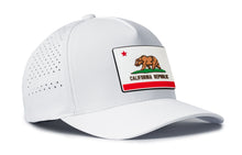 Load image into Gallery viewer, California Flag Performance 5-Panel Hat  |  CA Flexfit® Snapback
