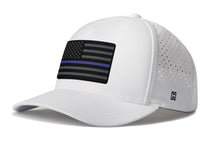 Load image into Gallery viewer, Thin Blue Line Performance 5-Panel Hat  |  Police Tactical Flexfit® Snapback

