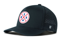 Load image into Gallery viewer, USA Performance 5-Panel Hat  |  America Red, White And Blue Flexfit® Snapback
