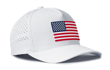 Load image into Gallery viewer, USA Performance 5-Panel Hat  |  American Flag Flexfit® Snapback
