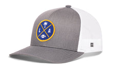 Load image into Gallery viewer, Los Angeles Trucker Hat  |  Black LA X Football Snapback

