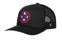 Load image into Gallery viewer, Boston Trucker Hat  |  Black BOS X Football Snapback

