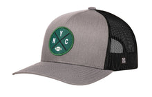 Load image into Gallery viewer, New York Trucker Hat  |  Black NYC X Football Snapback
