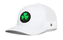 Load image into Gallery viewer, Shamrock Trucker Hat  |  Black St Patrick's Day Snapback
