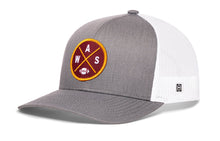 Load image into Gallery viewer, Washington DC Trucker Hat  |  Black WAS X Football Snapback
