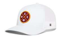 Load image into Gallery viewer, Washington DC Trucker Hat  |  Black WAS X Football Snapback
