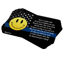 Load image into Gallery viewer, BlueLine (Black Flag) SmileCards (50)
